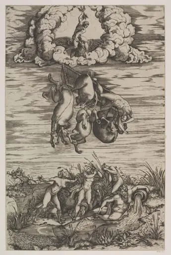 Fall of Phaeton, by Michele Greco Lucchese