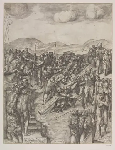 Martyrdom of St. Peter, by Michele Greco Lucchese