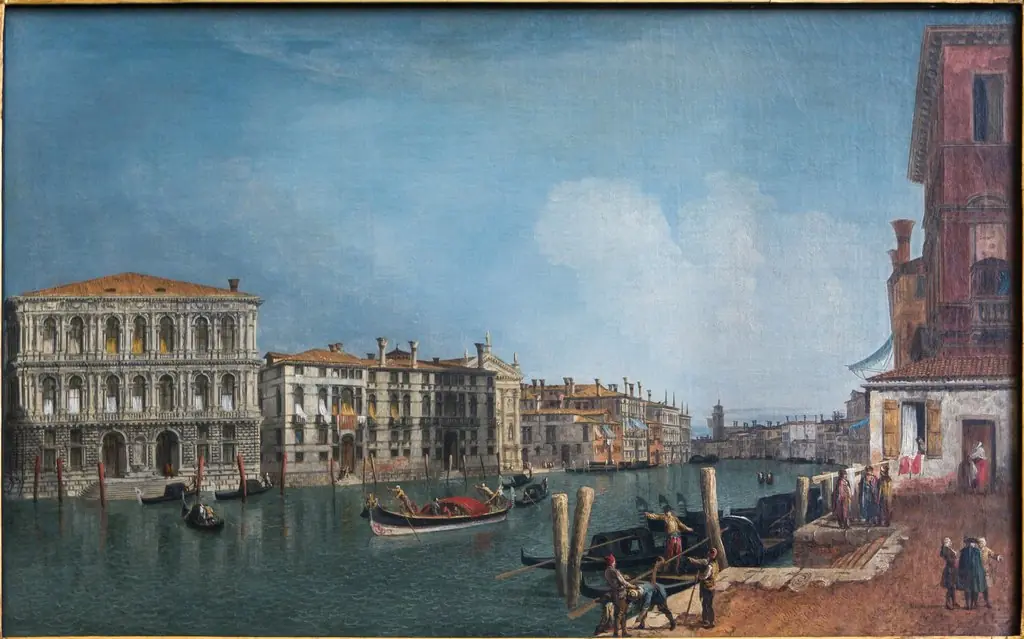 View of the Grand Canal near Cà Pesaro, by Michele Marieschi