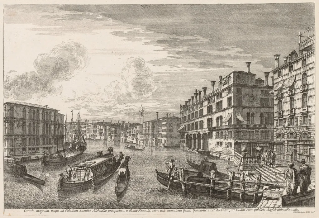 Views of Venice: Grand Canal, by Michele Marieschi, 1741