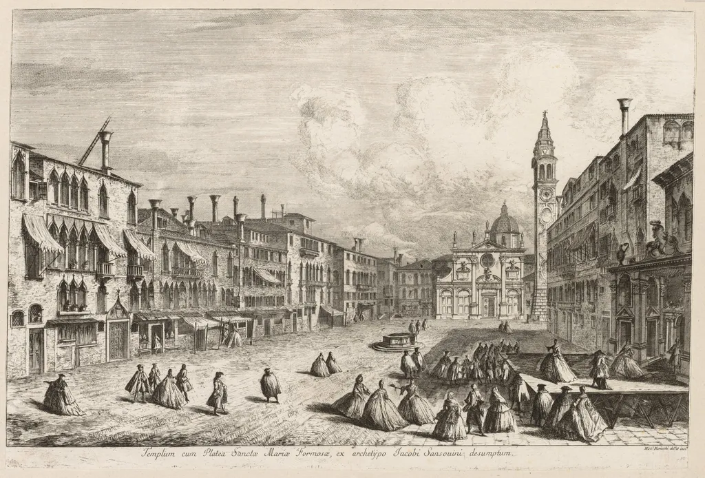 Views of Venice: S. Maria Formosa, by Michele Marieschi, 1741