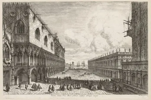 Views of Venice:  The Piazzetta, by Michele Marieschi