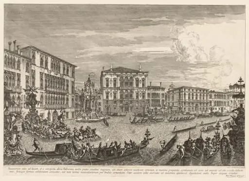 Views of Venice:  The Regatta, by Michele Marieschi