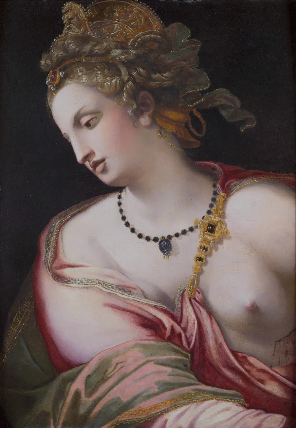 Lucrèce, by Michele Tosini, oil, 1560