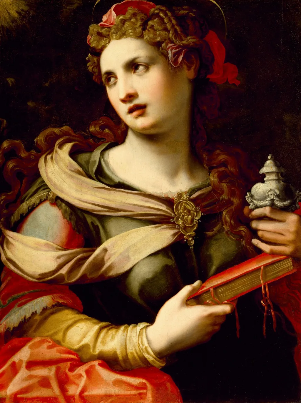Saint Mary Magdalene, by Michele Tosini, oil, 1565