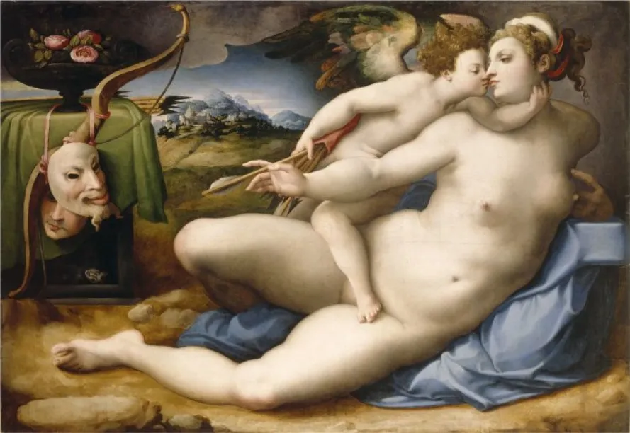 Venus and Cupid, by Michele Tosini, unspecified, 1550