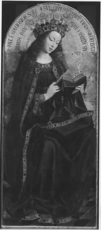 Mary (after The Ghent Altarpiece), by Michiel Coxie