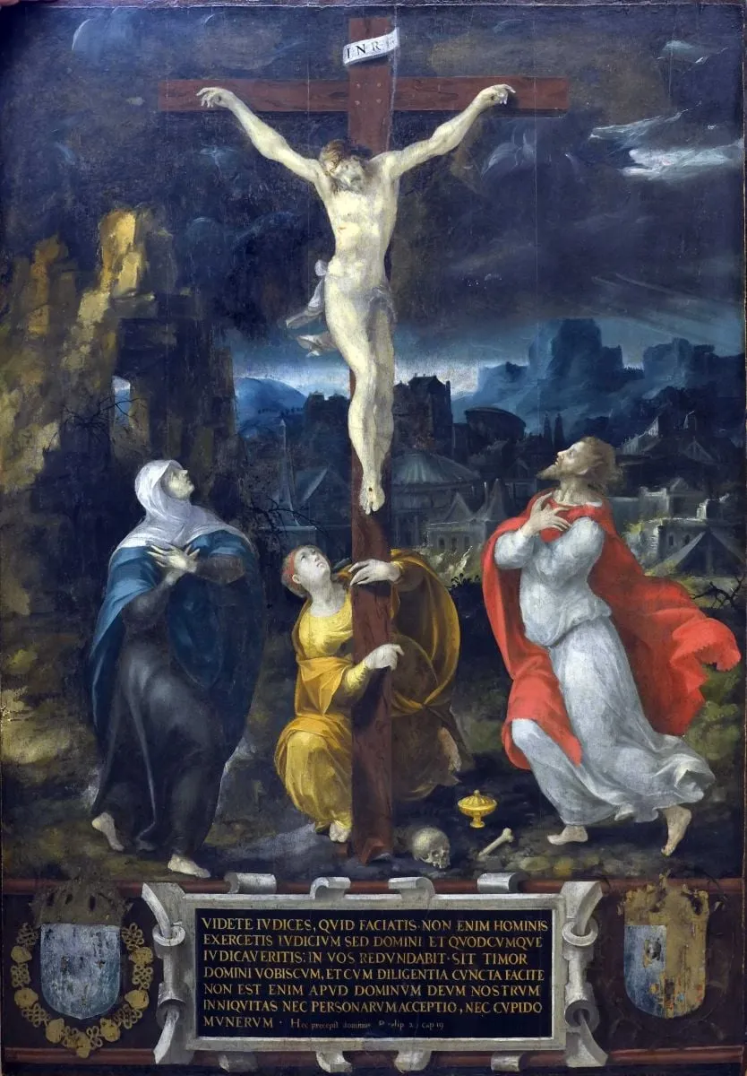 Răstignirea lui Hristos, by Michiel Coxie
