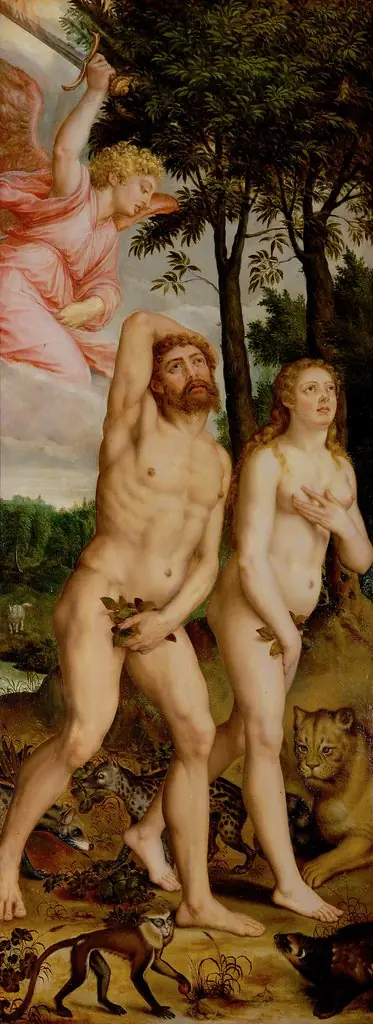 The expulsion from paradise (Genesis 3: 22-24), by Michiel Coxie