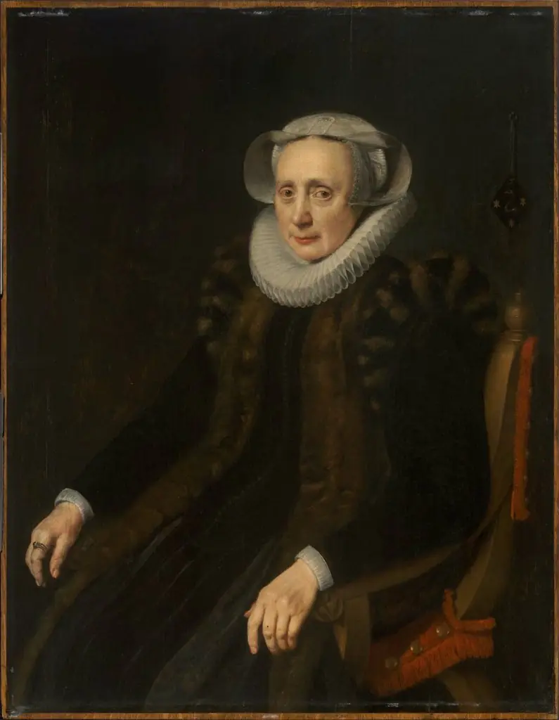 Adriana van Ijlen, by Michiel Jansz van Mierevelt, 1616