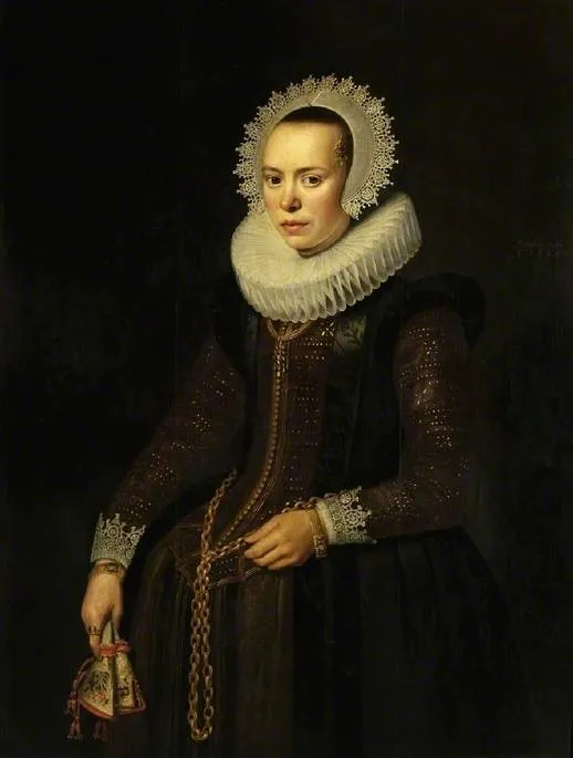 Aeltje van der Graft, by Michiel Jansz van Mierevelt, oil, 1619