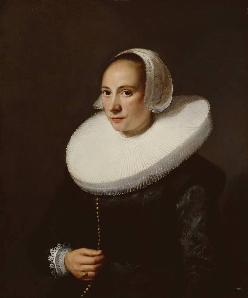 Portrait of a Woman, by Michiel Jansz van Mierevelt, oil, 1630