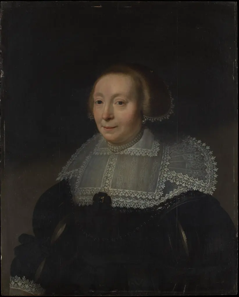 Portrait of a Woman with a Lace Collar, by Michiel Jansz van Mierevelt