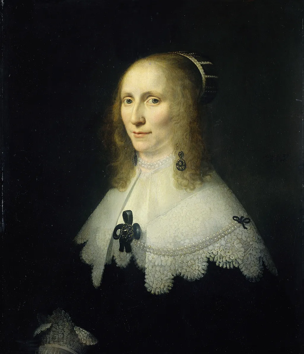 Portrait of Cornelia Tedingh van Berckhout (1614-80), by Michiel Jansz van Mierevelt, oil