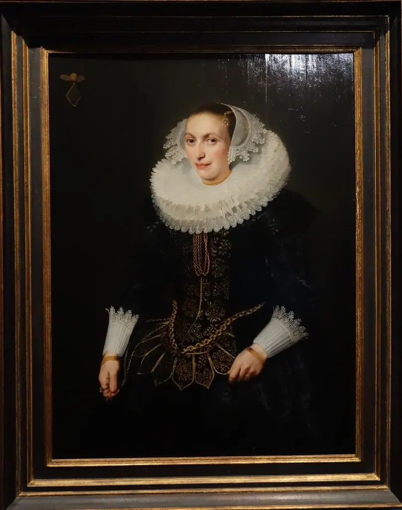 Portrait of Johanna van Heyst (1599- ), by Michiel Jansz van Mierevelt