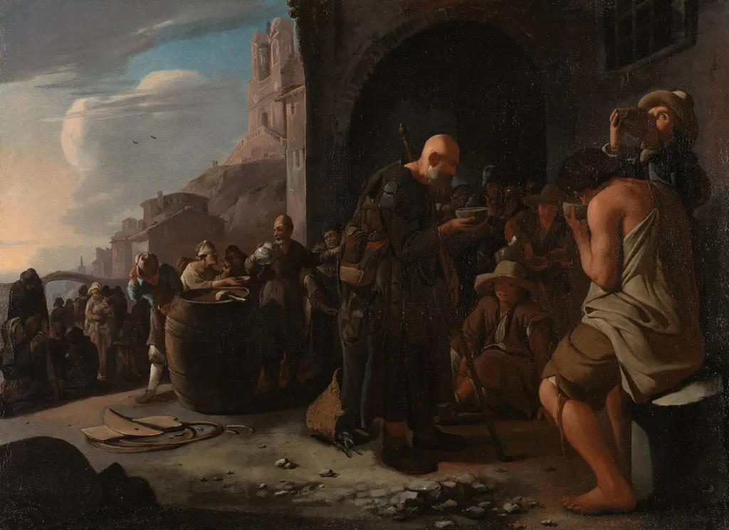 De dorstigen laven, by Michiel Sweerts, unspecified, 1646