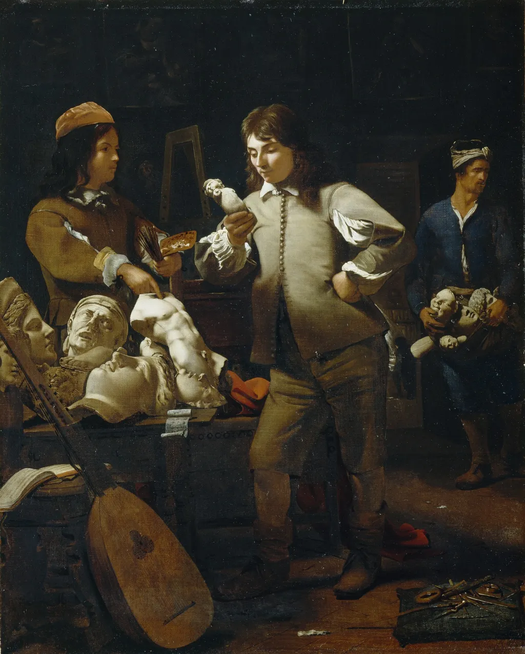 In the Studio, by Michiel Sweerts, oil, 1652
