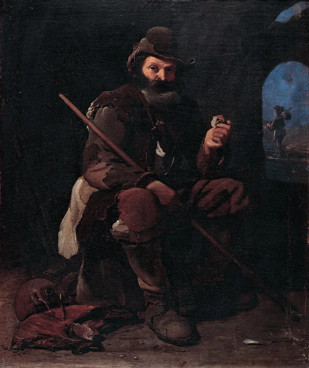 Old pilgrim, by Michiel Sweerts, oil, 1650