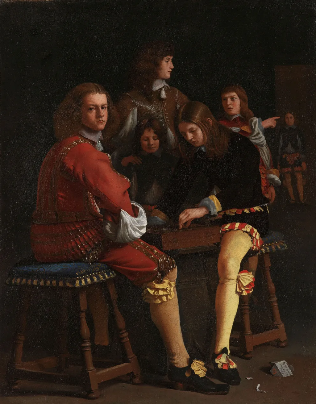The Draughts Players, by Michiel Sweerts, oil, 1652