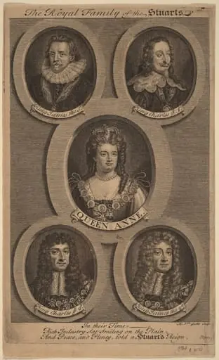 The Royal Family of the Stuarts, by Michiel van der Gucht
