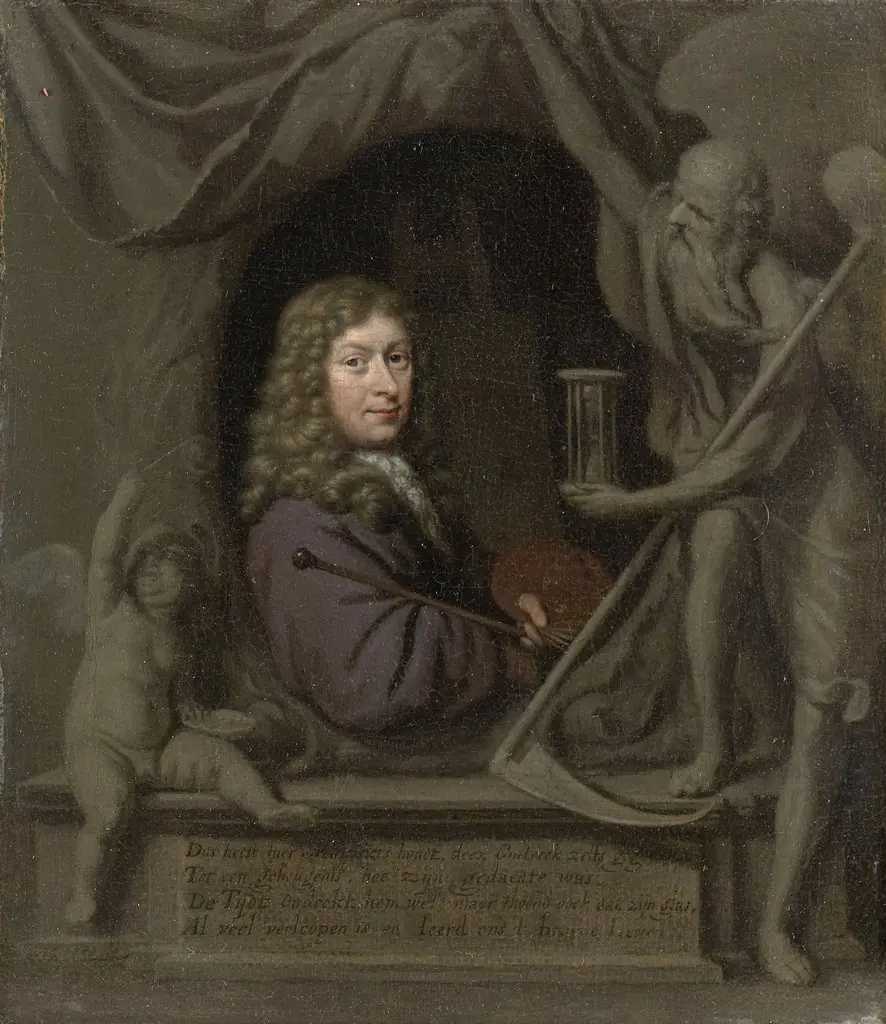 Self portrait, by Michiel van Musscher