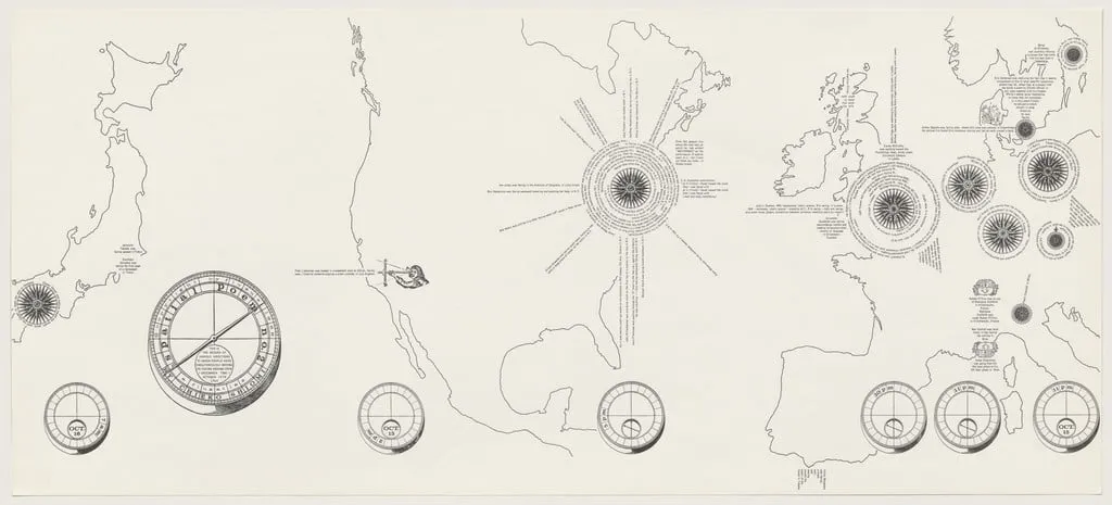 Untitled, by Mieko Shiomi, ink, 1966