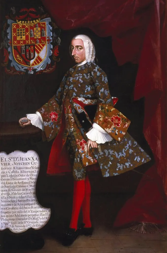 Don Juan Xavier Joachín Gutiérrez Altamirano Velasco, by Miguel Cabrera