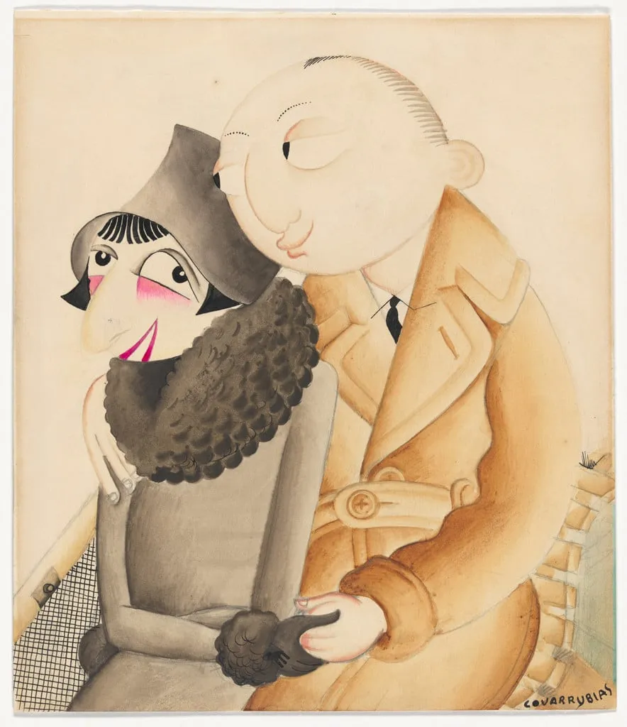 Untitled, by Miguel Covarrubias, watercolor, 1925