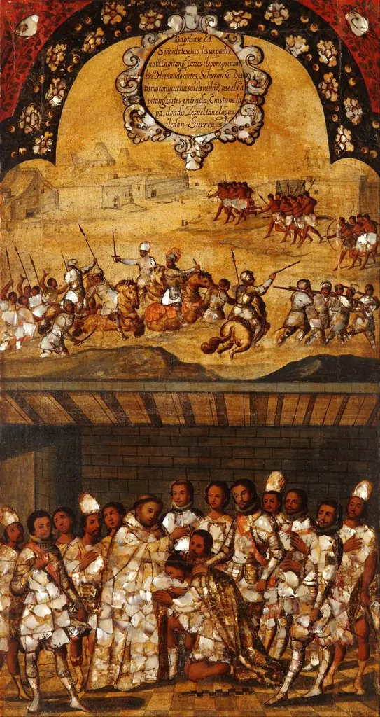 The Conquest of Mexico. Tablet 19, by Miguel Gonzales