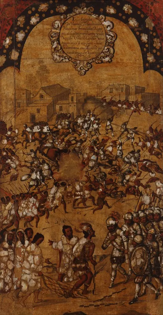 The Conquest of Mexico. Tablet 5, by Miguel Gonzales