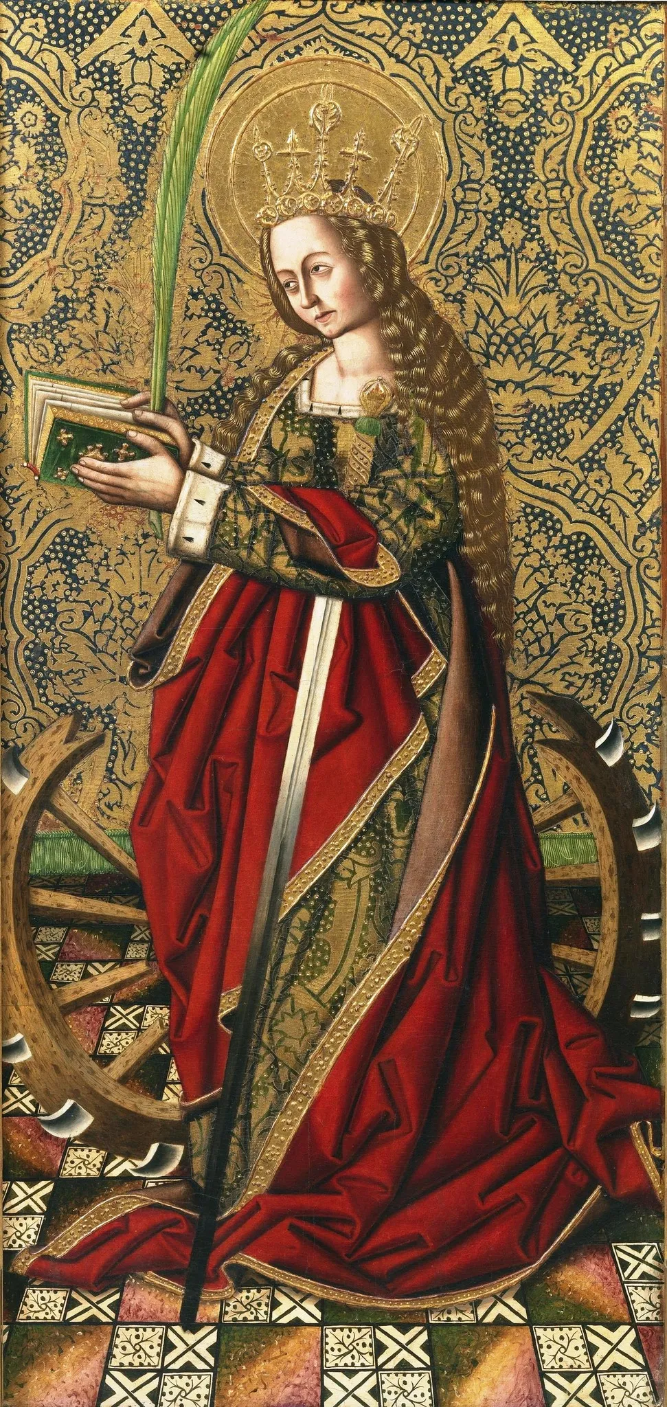 Saint Catherine, by Miguel Ximénez, unspecified, 1475
