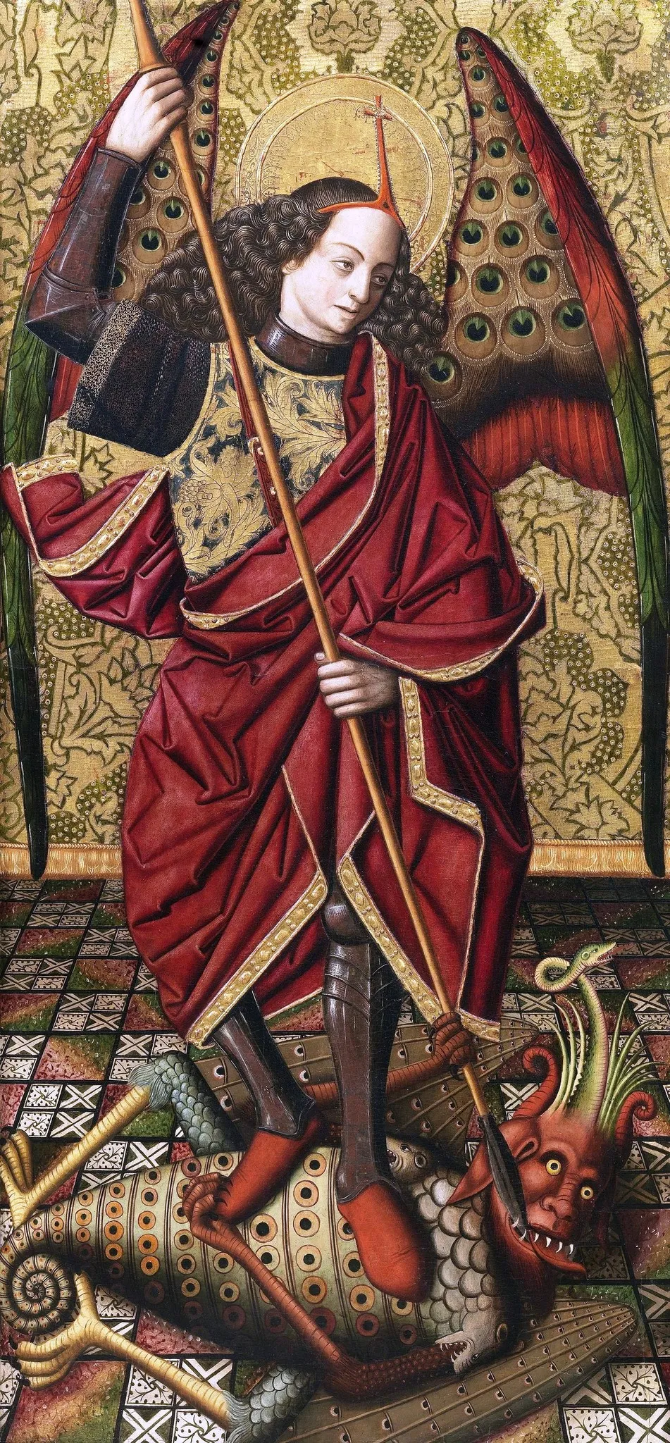 Saint Michael, by Miguel Ximénez, unspecified, 1475