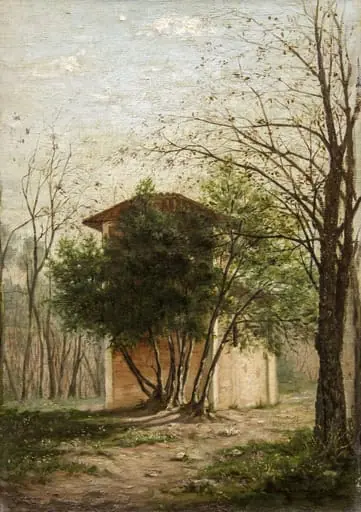Turn în pădure, by Mihail Ștefănescu