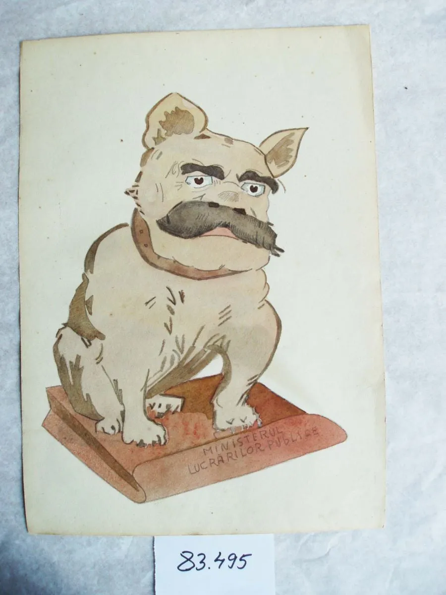 Alexandru Bădărău/Dem Dobrescu (verso), by Mihail Tacorian, unspecified, 1935