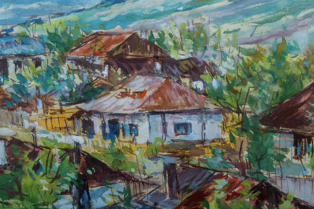 Peisaj, by Mihailescu-Craiu Victor, 1956