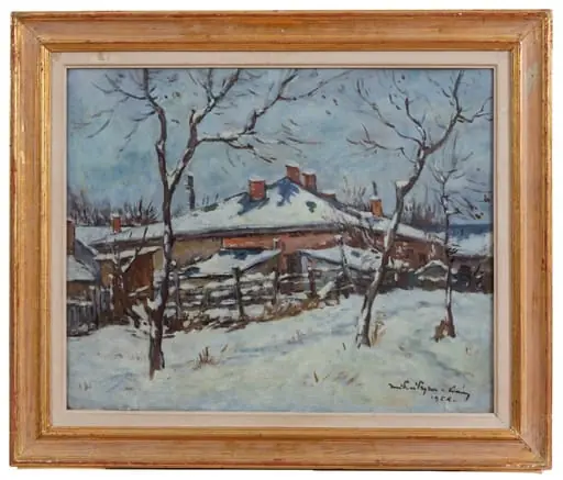 Peisaj de iarnă, by Mihăilescu-Craiu Victor