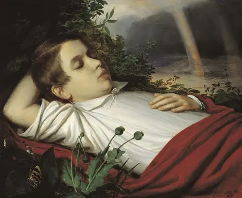 Sleeping Child, by Mihály Kovács