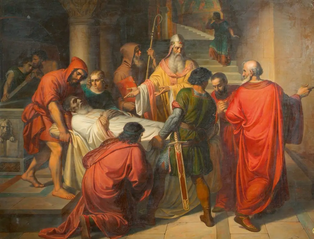 Übergabe des Leichnams des heiligen Markus in Alexandria an die Venezianer, by Mihály Kovács