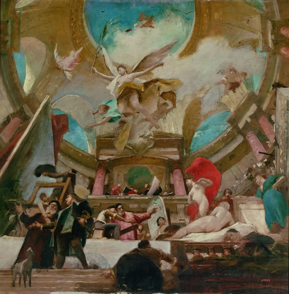 Apotheose der Renaissance, by Mihály Munkácsy