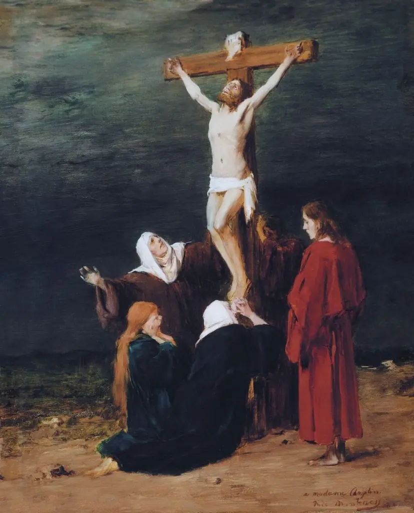 Christ on the Cross (Study painting), by Mihály Munkácsy
