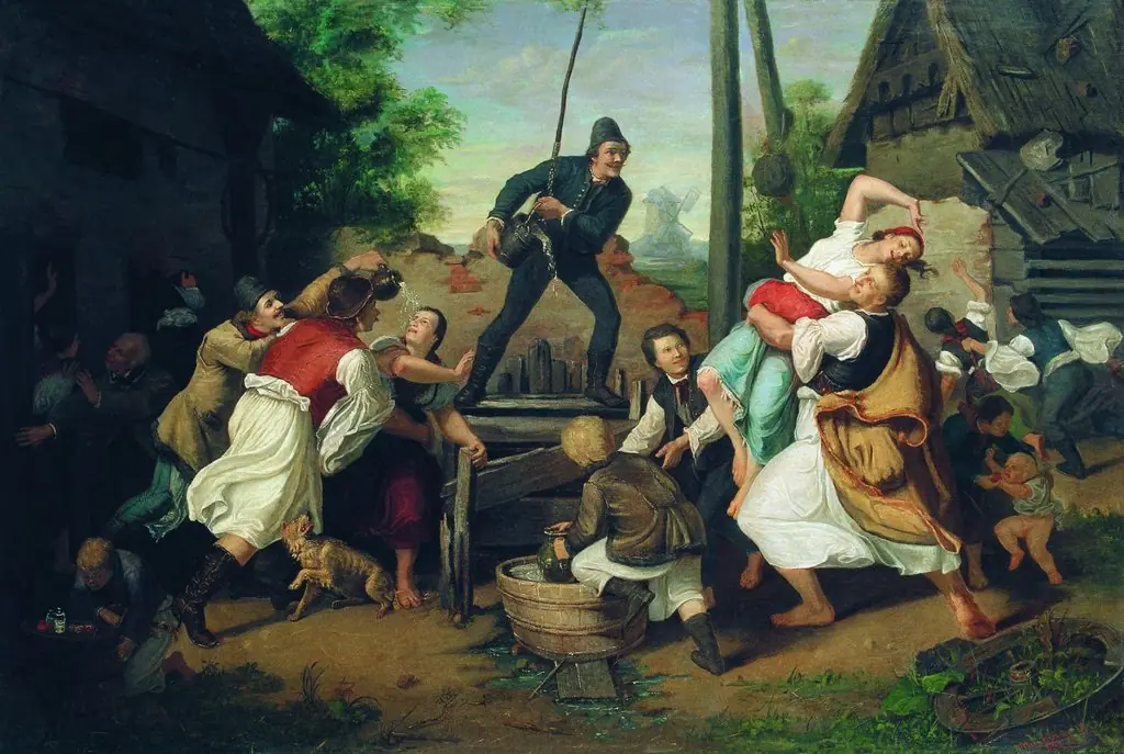 Easter Sprinkling, by Mihály Munkácsy