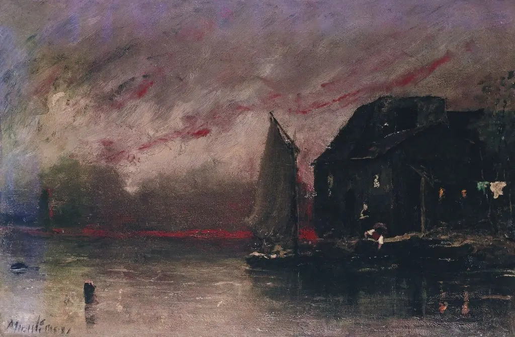 Evening Atmosphere, by Mihály Munkácsy