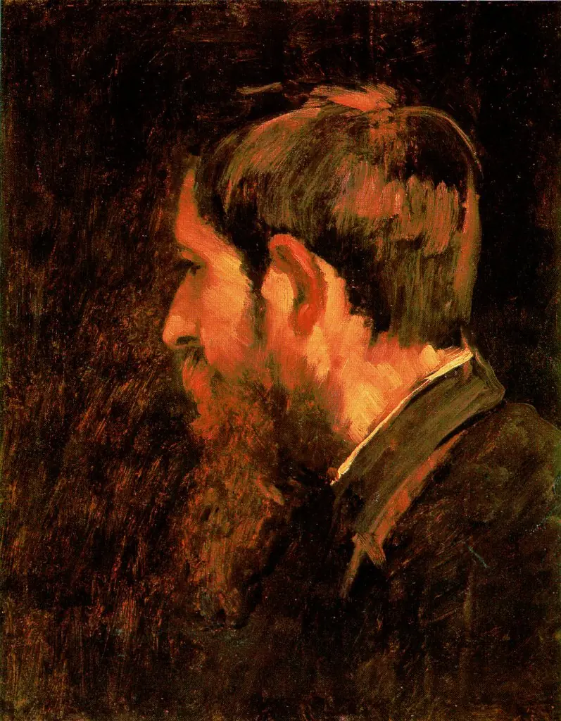 Portrait of László Paál, by Mihály Munkácsy