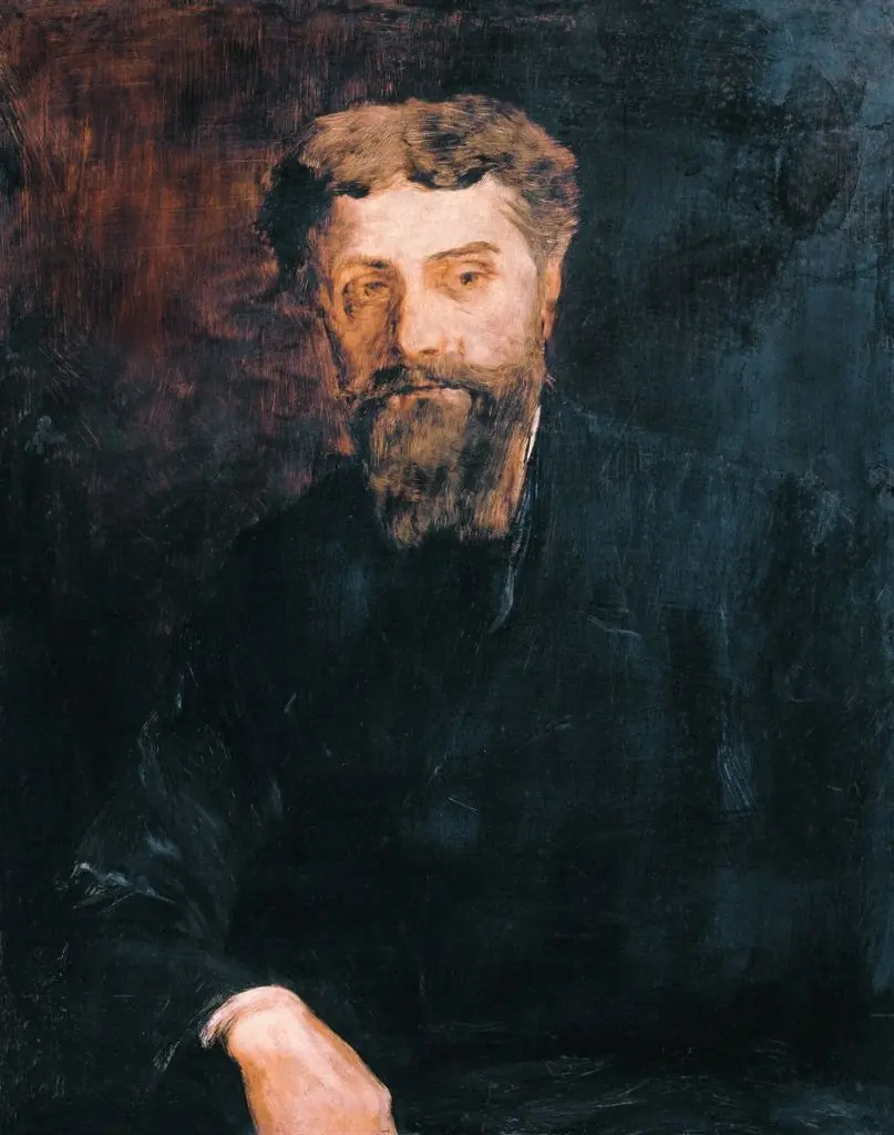 Portrait of Physician Doré (sketch), by Mihály Munkácsy