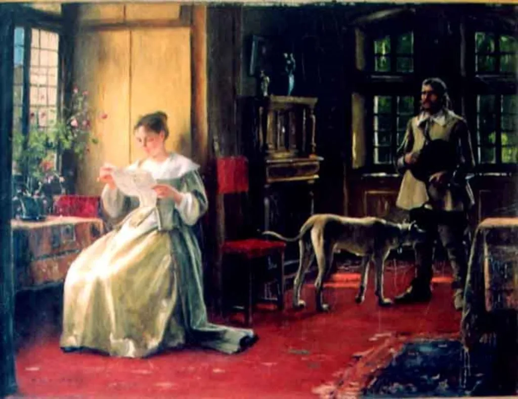 Scrisoarea, by Mihály Munkácsy, unspecified, 1850