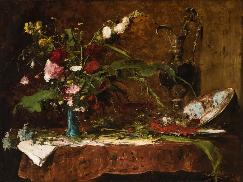 Still Life with Flowers and Jug