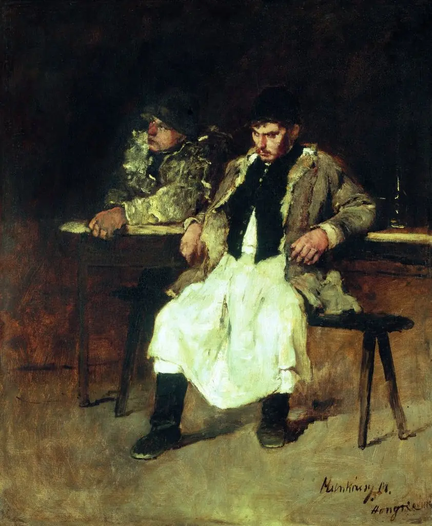 Study for the Village Hero, by Mihály Munkácsy