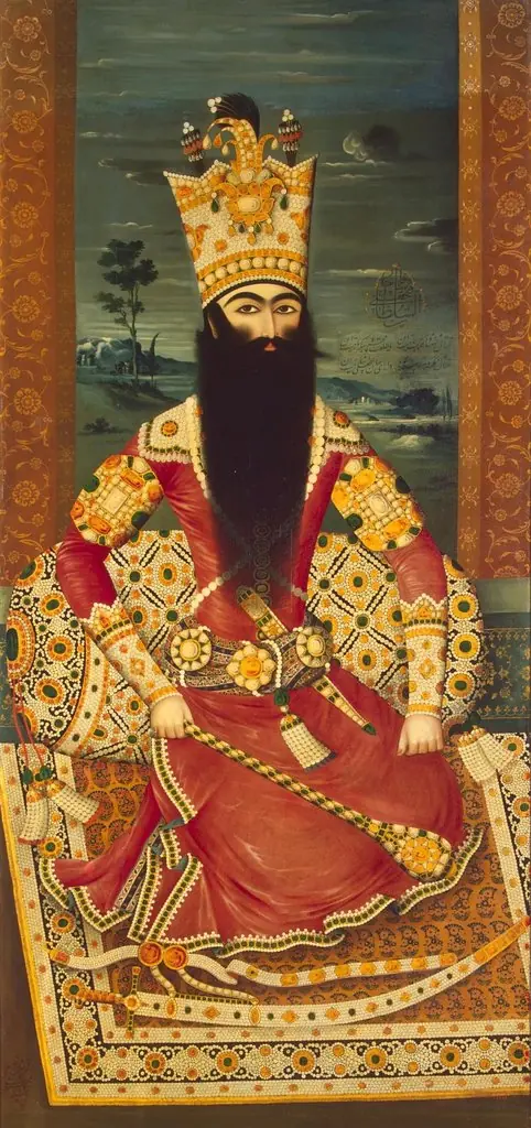 Portrait of Fath Ali Shah Seated