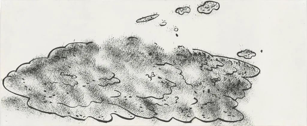 Untitled, by Mike Kelley, paint, 1988