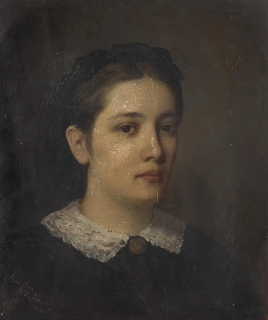 Anastasia Aleksandrovna Botkina, by Mikhail Botkin